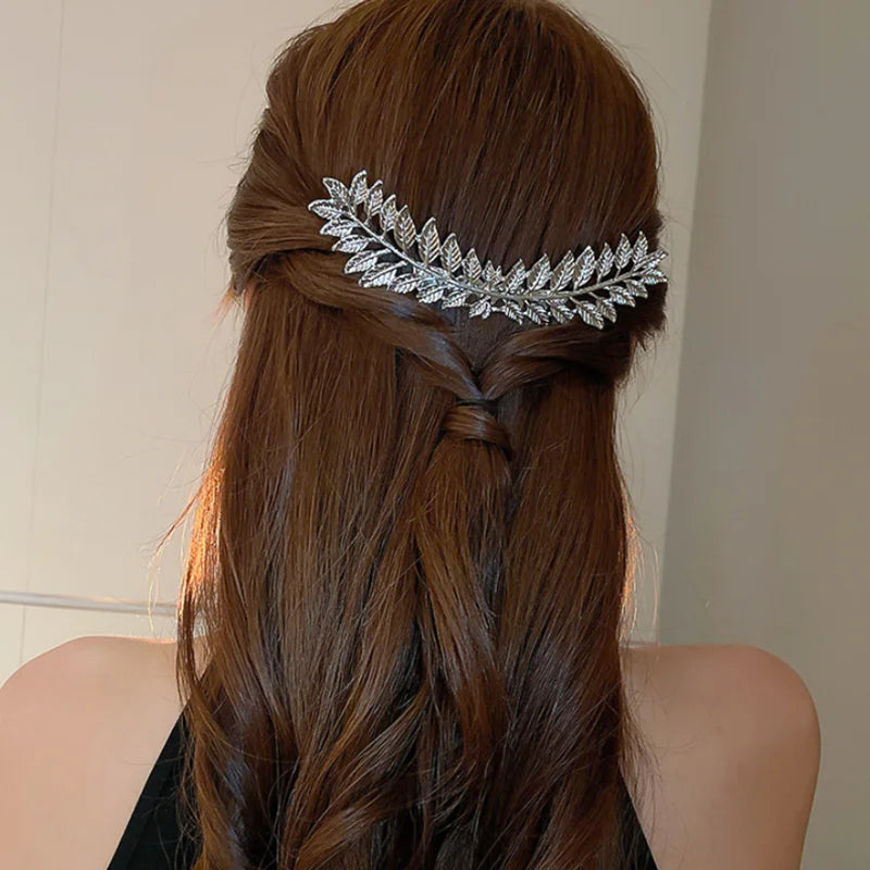Fashion Metal Butterfly Hair Combs For Women Gold Color Insect Bride Headdress Hair Jewelry Accessories