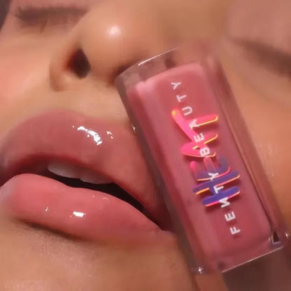 Luxury Hot Lip Gloss Lipstick Water Gloss Highlight Mirror Lasting Sweet FUSSY Beginner