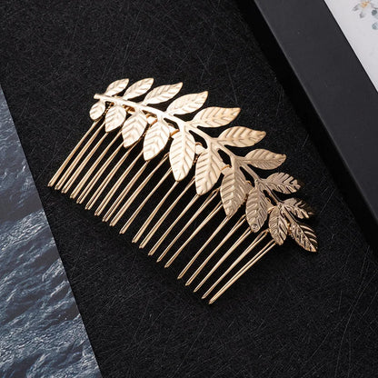 Fashion Metal Butterfly Hair Combs For Women Gold Color Insect Bride Headdress Hair Jewelry Accessories