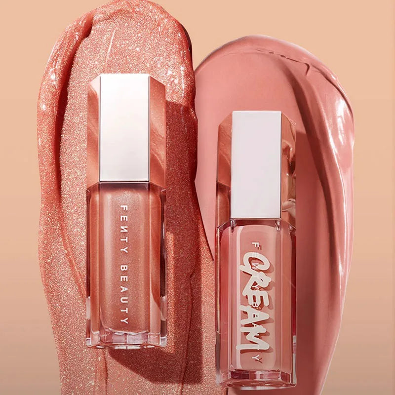 Luxury Hot Lip Gloss Lipstick Water Gloss Highlight Mirror Lasting Sweet FUSSY Beginner