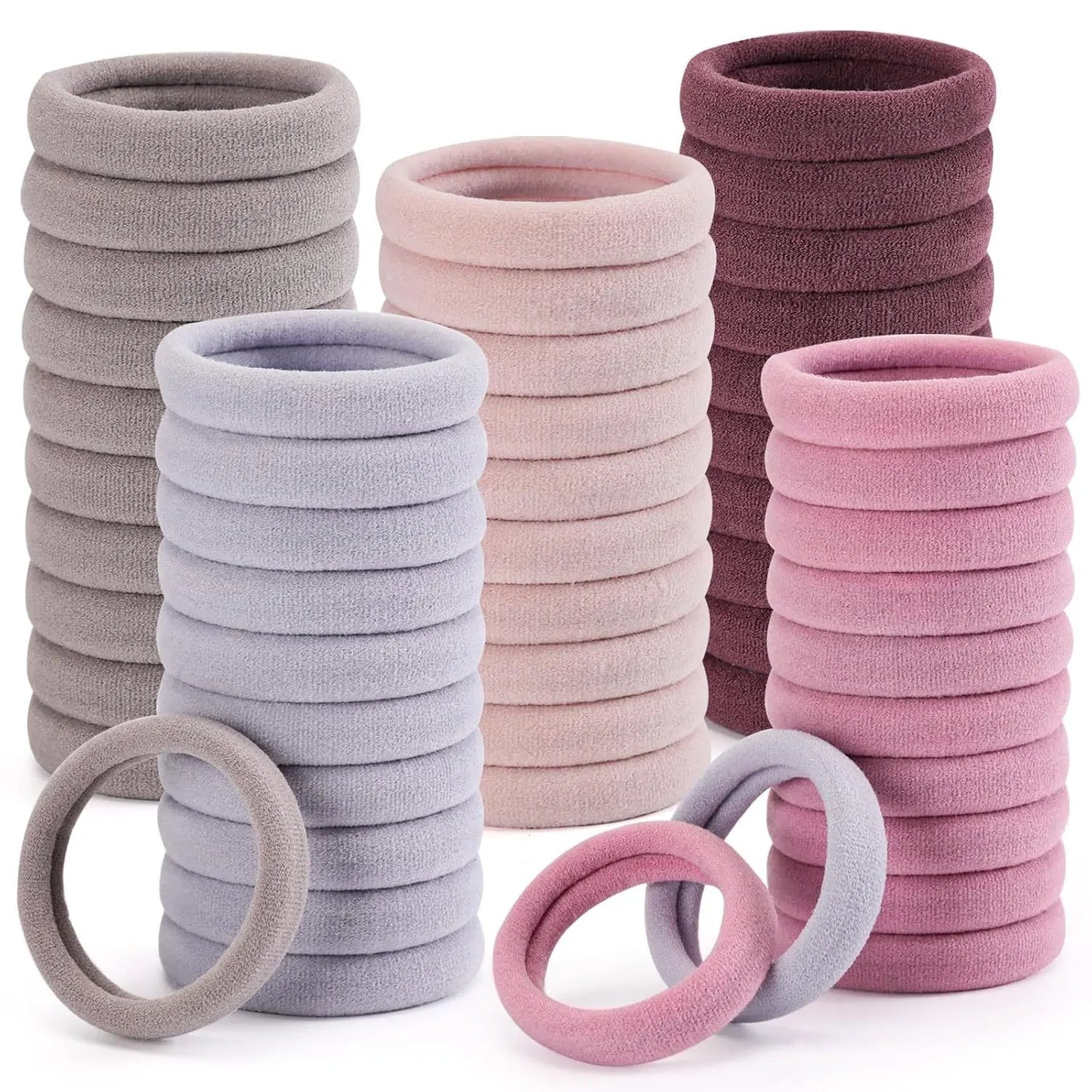 50/100pcs Hair Bands No Damage for Women Girl Hairband High Elastic Rubber Band Hair Ties