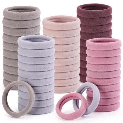 50/100pcs Hair Bands No Damage for Women Girl Hairband High Elastic Rubber Band Hair Ties