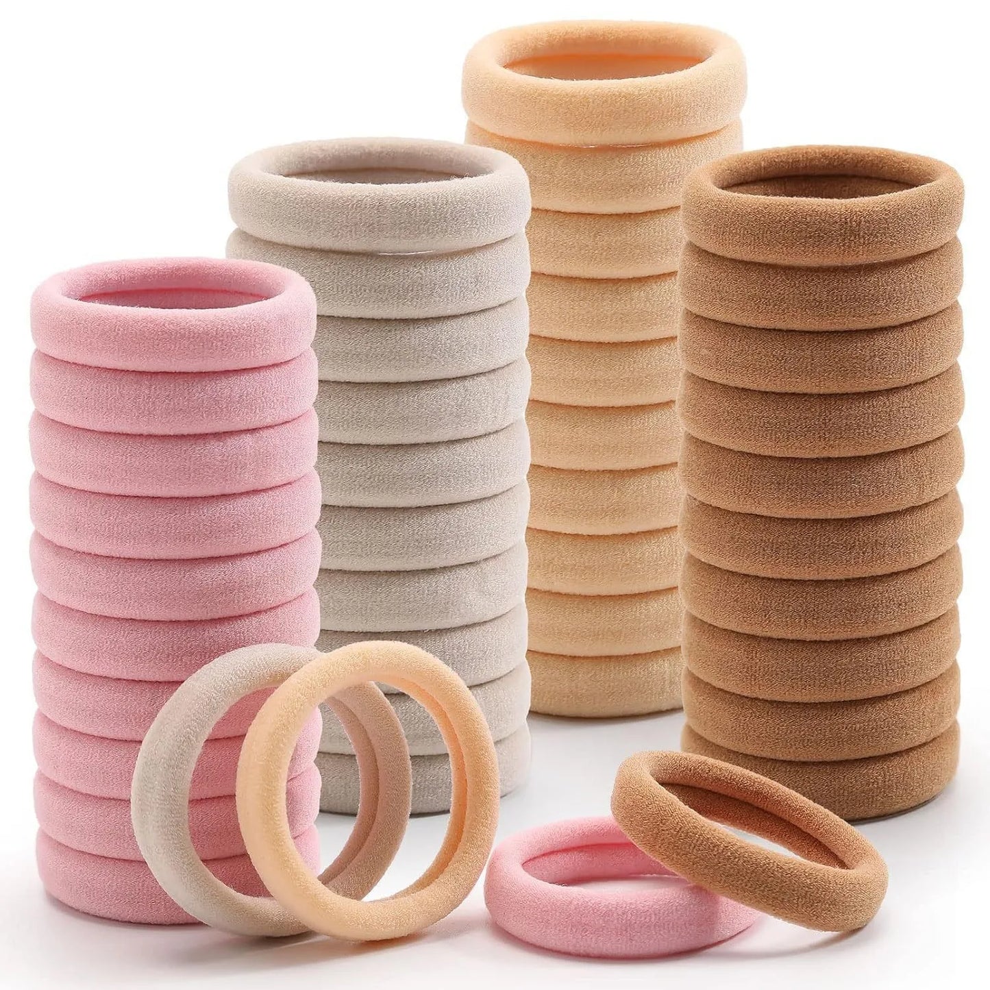 50/100pcs Hair Bands No Damage for Women Girl Hairband High Elastic Rubber Band Hair Ties