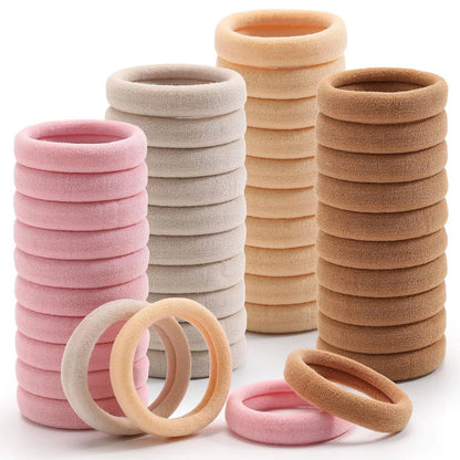 50/100pcs Hair Bands No Damage for Women Girl Hairband High Elastic Rubber Band Hair Ties