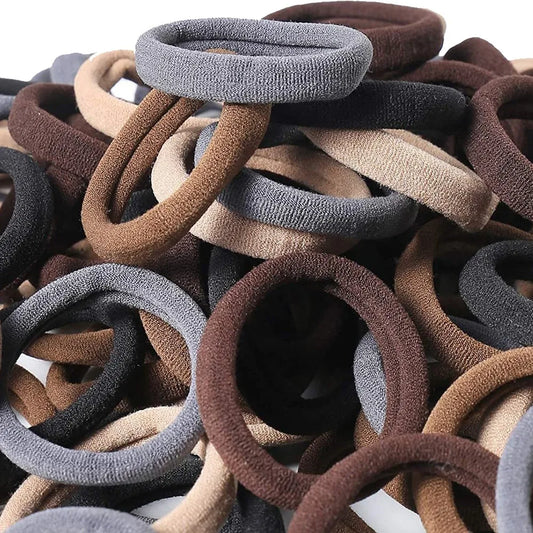 50/100pcs Hair Bands No Damage for Women Girl Hairband High Elastic Rubber Band Hair Ties