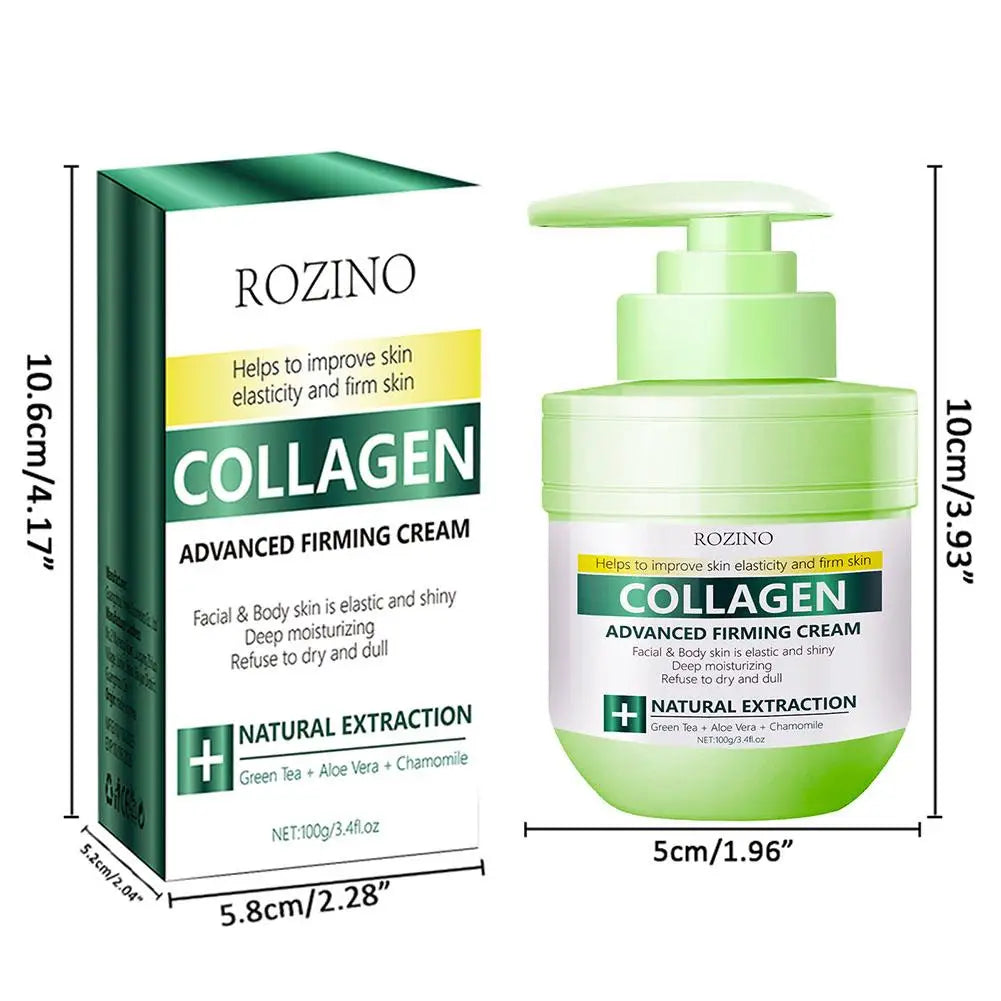Collagen Body Cream Firming Fade Fine Lines Wrinkle Dark Spots Repairing Drying Body Brightening