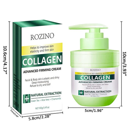 Collagen Body Cream Firming Fade Fine Lines Wrinkle Dark Spots Repairing Drying Body Brightening