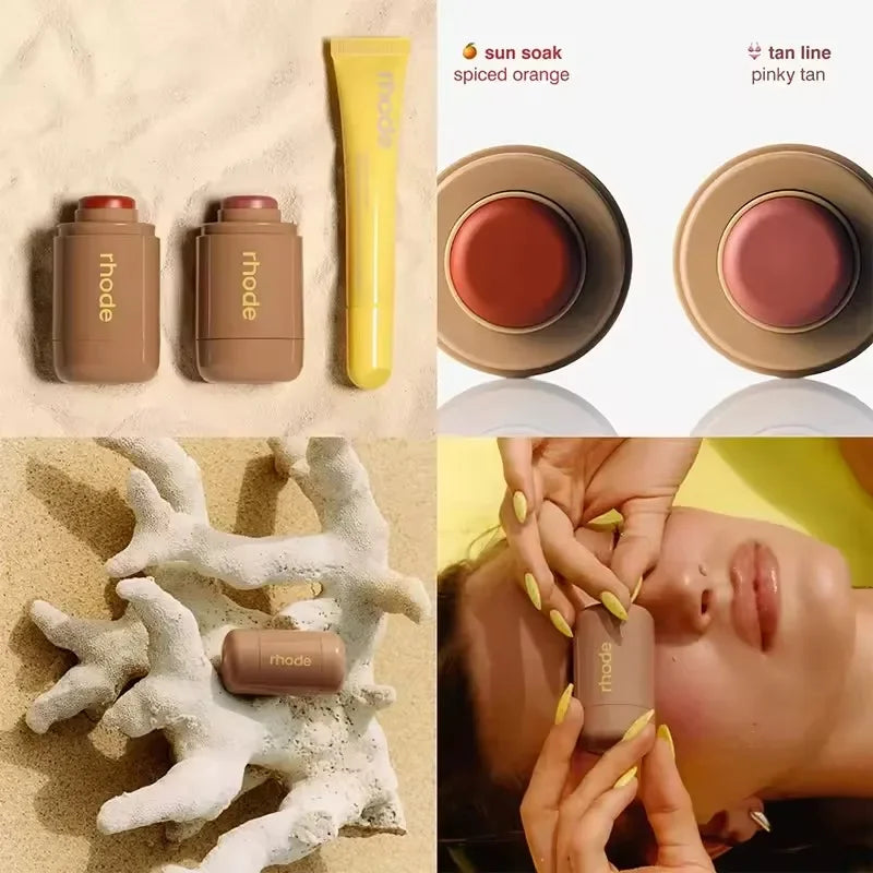 Limit Bubble Bag Lemontini Lipstick 21 Colour Lip Gloss Lasting Moisturizer Makeup Mirror Mild
