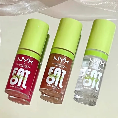 Water Gloss Mirror Oily Lip Gloss Lipstick with Long-lasting Color Retention and Non Stick Cup