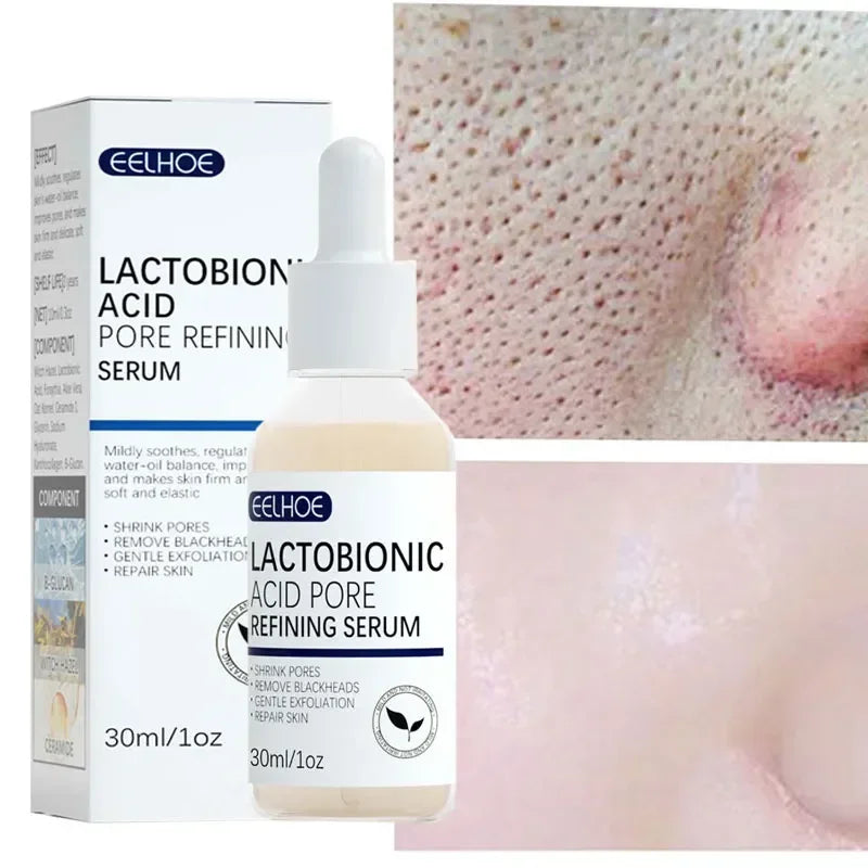 Lactobionic Acid Face Serum Pore Shrink Hyaluronic Acid Moisturizing Nourishing Firming Brighten