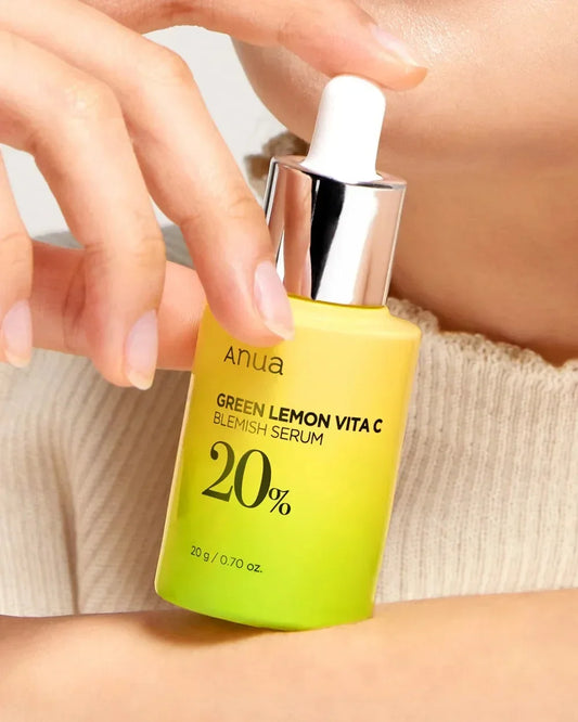 Anua Green Lemon Vitamin C Serum with Vitamin E,face serum,Hyaluronic & Ferulic Acid