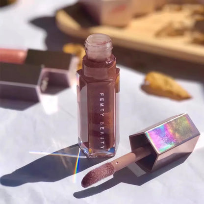 Luxury Hot Lip Gloss Lipstick Water Gloss Highlight Mirror Lasting Sweet FUSSY Beginner