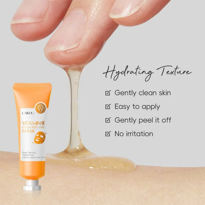 Vitamin C Tearing Mask Peel Off Facial Mask Oil Control Blackhead Remover Peel Off Dead Skin