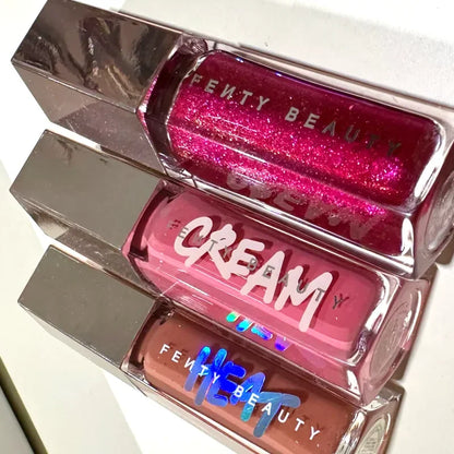 Beginner Lipstick FB Transparent Color glittery Lip Gloss Mirror Sweet Mouth Fuchsia Paste