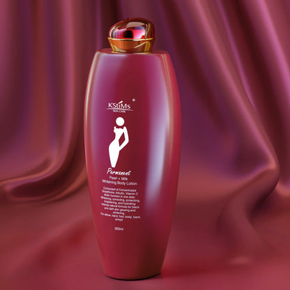 Natural Organic Body Whitening Milk Lotion Scented Coconut Pearl Extract Fair and White Body Lotion