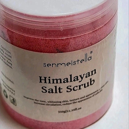 Real Sea Salt & Rose Scrub 350g Exfoliating Moisturizing Body Care