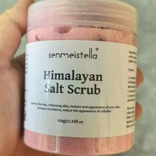 Real Sea Salt & Rose Scrub 350g Exfoliating Moisturizing Body Care