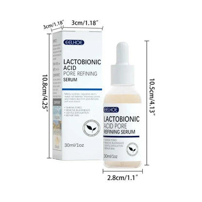Lactobionic Acid Face Serum Pore Shrink Hyaluronic Acid Moisturizing Nourishing Firming Brighten