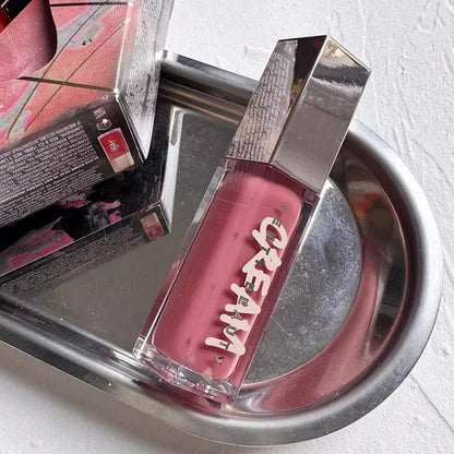 Luxury Hot Lip Gloss Lipstick Water Gloss Highlight Mirror Lasting Sweet FUSSY Beginner