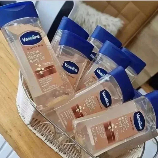 Vaseline Cocoa Body Luminous Oil 200ml Long-lasting Moisturizing Skin Care Oil Body Brightening