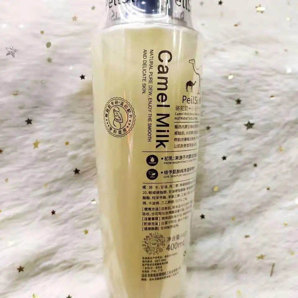 400ml Camel Milk Molecule Toner Collagen Repairing Moisturizing Face Smoothes Wrinkles Toner