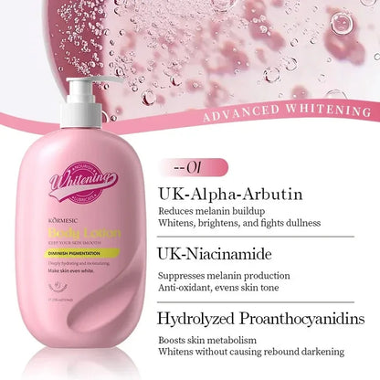 510ml Extra Hydrating Brightening Body Lotion - Moisturizer for Soft Glowing Skin Whitening Nourishing