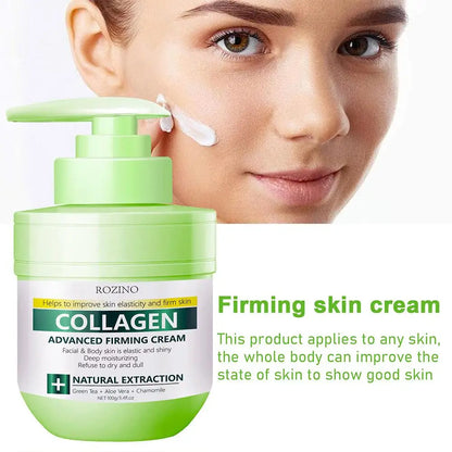 Collagen Body Cream Firming Fade Fine Lines Wrinkle Dark Spots Repairing Drying Body Brightening