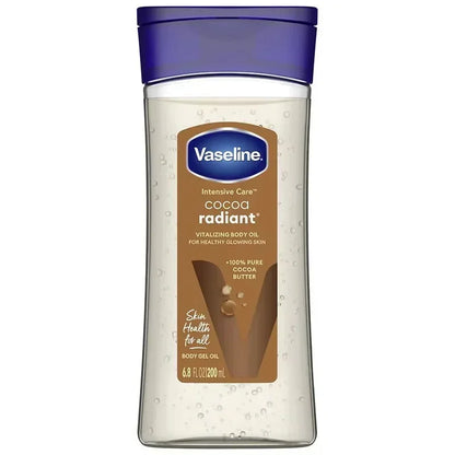 Vaseline Cocoa Body Luminous Oil 200ml Long-lasting Moisturizing Skin Care Oil Body Brightening