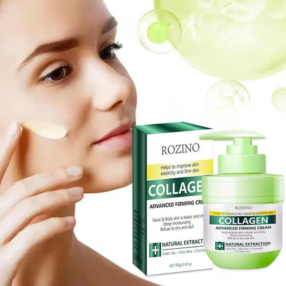 Collagen Body Cream Firming Fade Fine Lines Wrinkle Dark Spots Repairing Drying Body Brightening