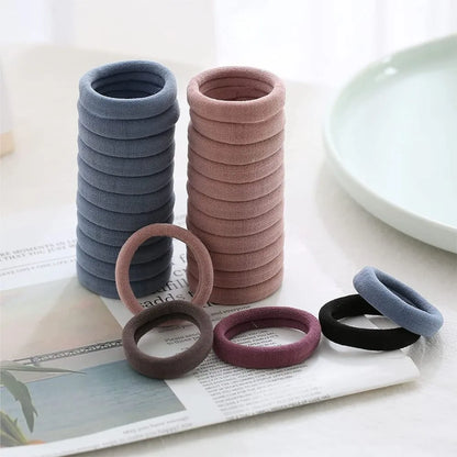 50/100pcs Hair Bands No Damage for Women Girl Hairband High Elastic Rubber Band Hair Ties