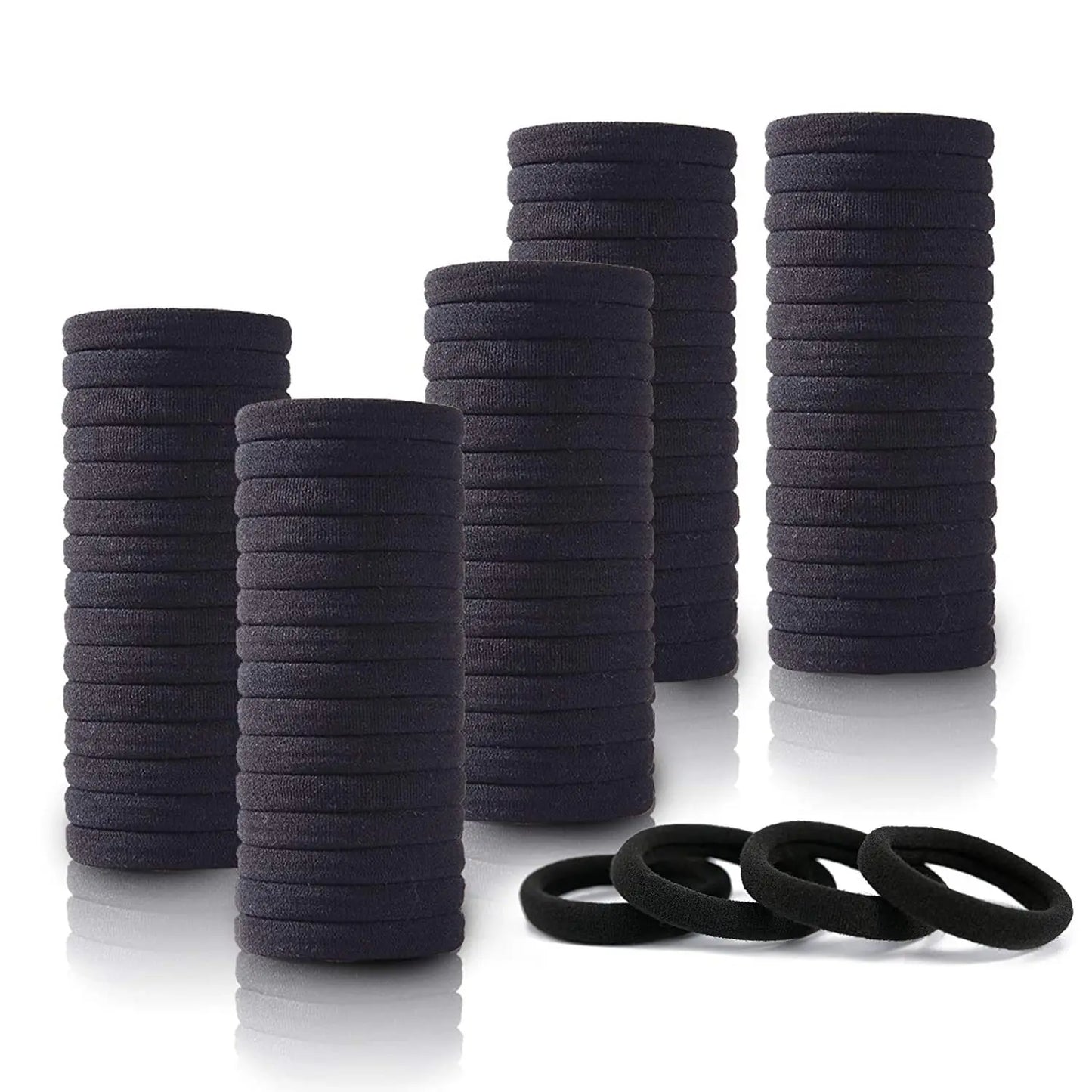 50/100pcs Hair Bands No Damage for Women Girl Hairband High Elastic Rubber Band Hair Ties