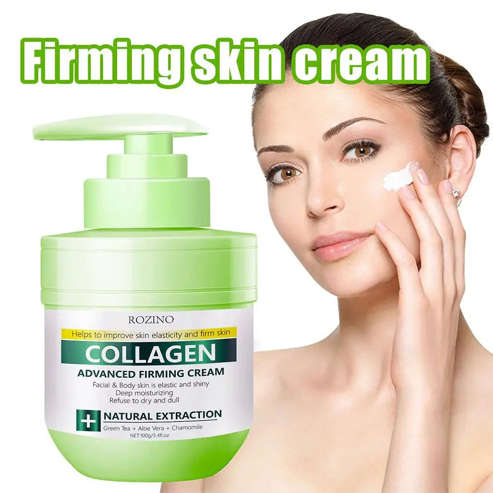 Collagen Body Cream Firming Fade Fine Lines Wrinkle Dark Spots Repairing Drying Body Brightening